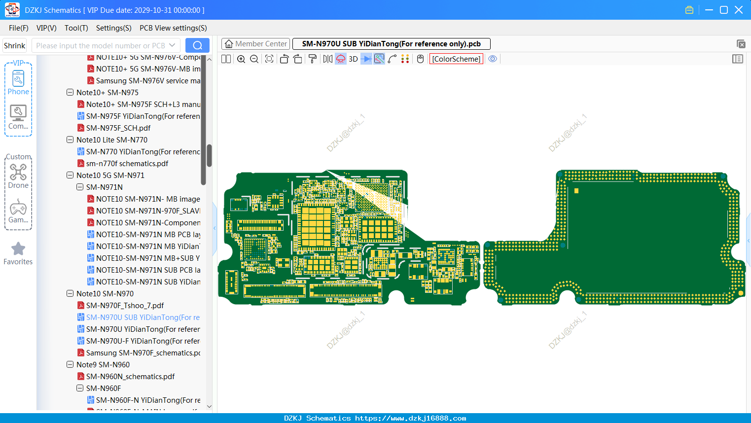 Samsung SM-N970U SUB bitmap(For Reference Only)